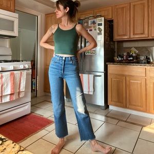 Levi’s ribcage straight leg jeans